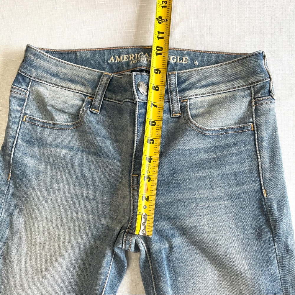 American Eagle Jegging Super Stretch 4 X-Long blue - Picture 8 of 12